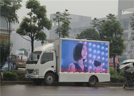 8000cd / m2 3000Hz Mobile Truck LED Display Resolusi Tinggi Penuh Warna