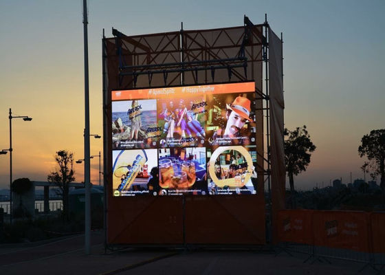 2800Hz 5000Nits Exterior Led Display, IP65 4.81mm Event Led Screen