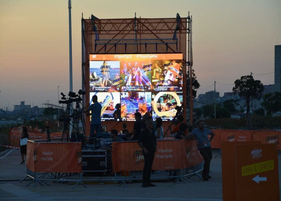 2800Hz 5000Nits Exterior Led Display, IP65 4.81mm Event Led Screen